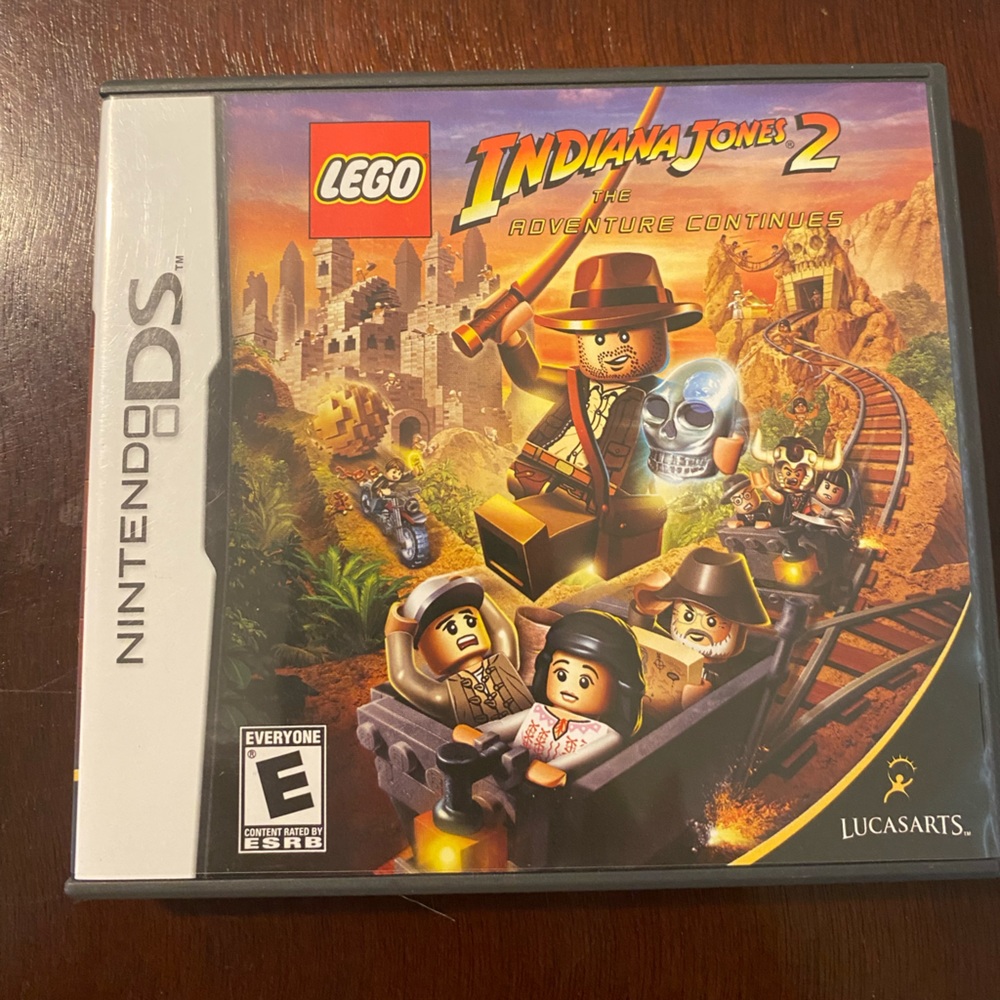LEGO Indiana Jones 2: The Adventure Continues (Nintendo DS, 2009) CIB Complete